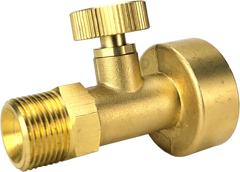 Sa - Propane Adaptor with Valve - CGA-600 (1 Lb or 14.1 Oz Tank/Canister) to CGA-200 (Size MC Acetylene Regulator) - Image 5